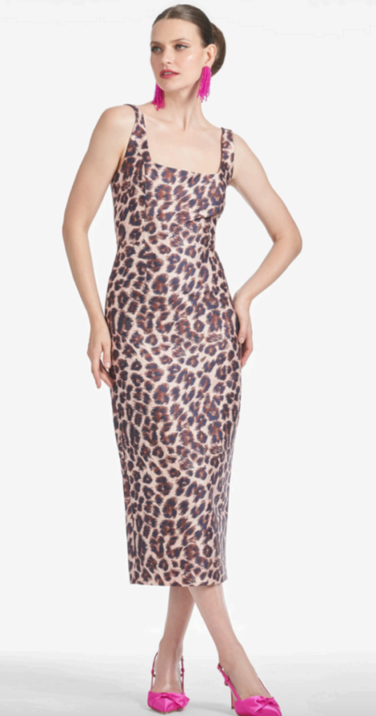 Sachin & Babi's Cressida Dress of the Big Cat is certainly attention grabbing.